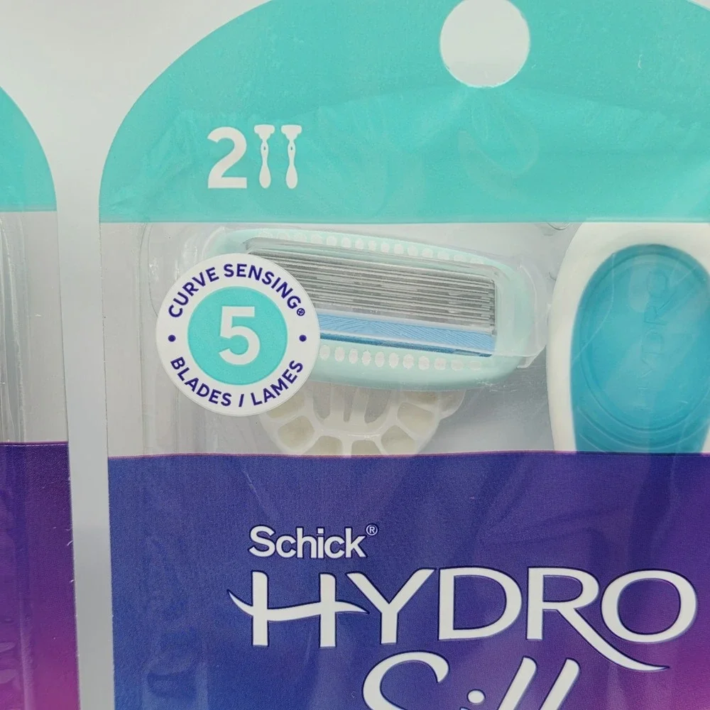 Lot of 3 Schick Hydro Silk Ultra Sensitive Women's Disposable Razors 6ct Total